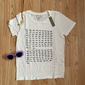 HUGO GUINNESS for J.CREW 100% Linen T Shirt size M